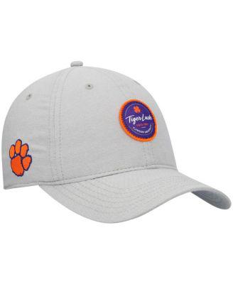 Men's Gray Clemson Tigers Oxford Circle Adjustable Hat by BLACK CLOVER