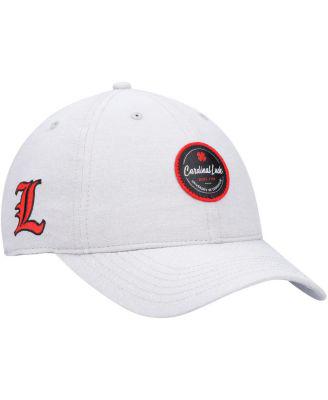 Men's Gray Louisville Cardinals Oxford Circle Adjustable Hat by BLACK CLOVER