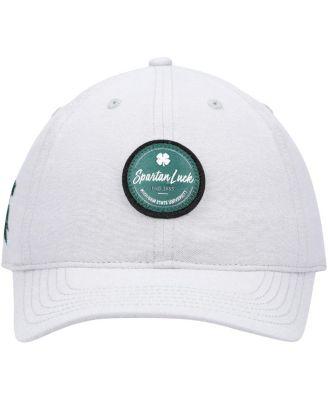 Men's Gray Michigan State Spartans Oxford Circle Adjustable Hat by BLACK CLOVER