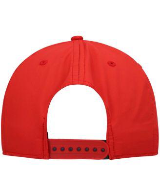 Men's Red Ole Miss Rebels Nation Shield Snapback Hat by BLACK CLOVER