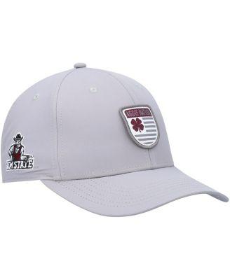 Men's White New Mexico State Aggies Nation Shield Snapback Hat by BLACK CLOVER