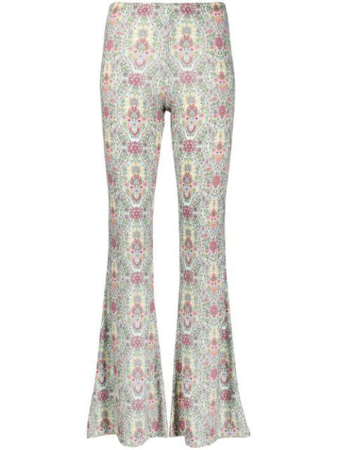 Alba persian-print trousers by BLACK CORAL
