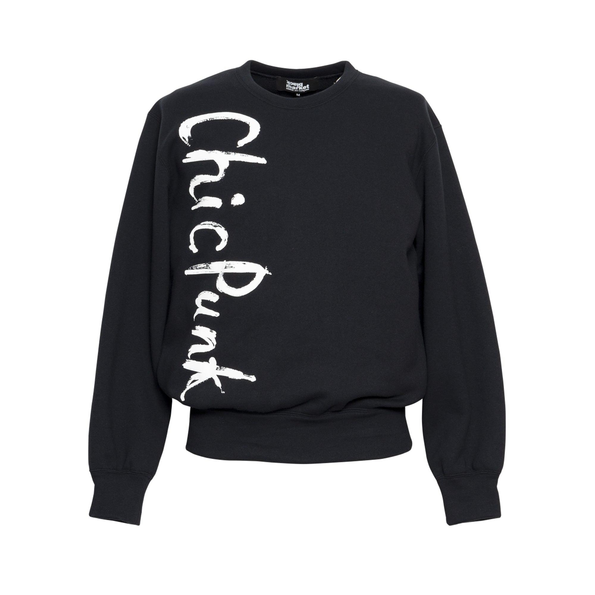 Comme des Garçons Black Market Archive Chic Punk Sweatshirt (Black) by BLACK MARKET