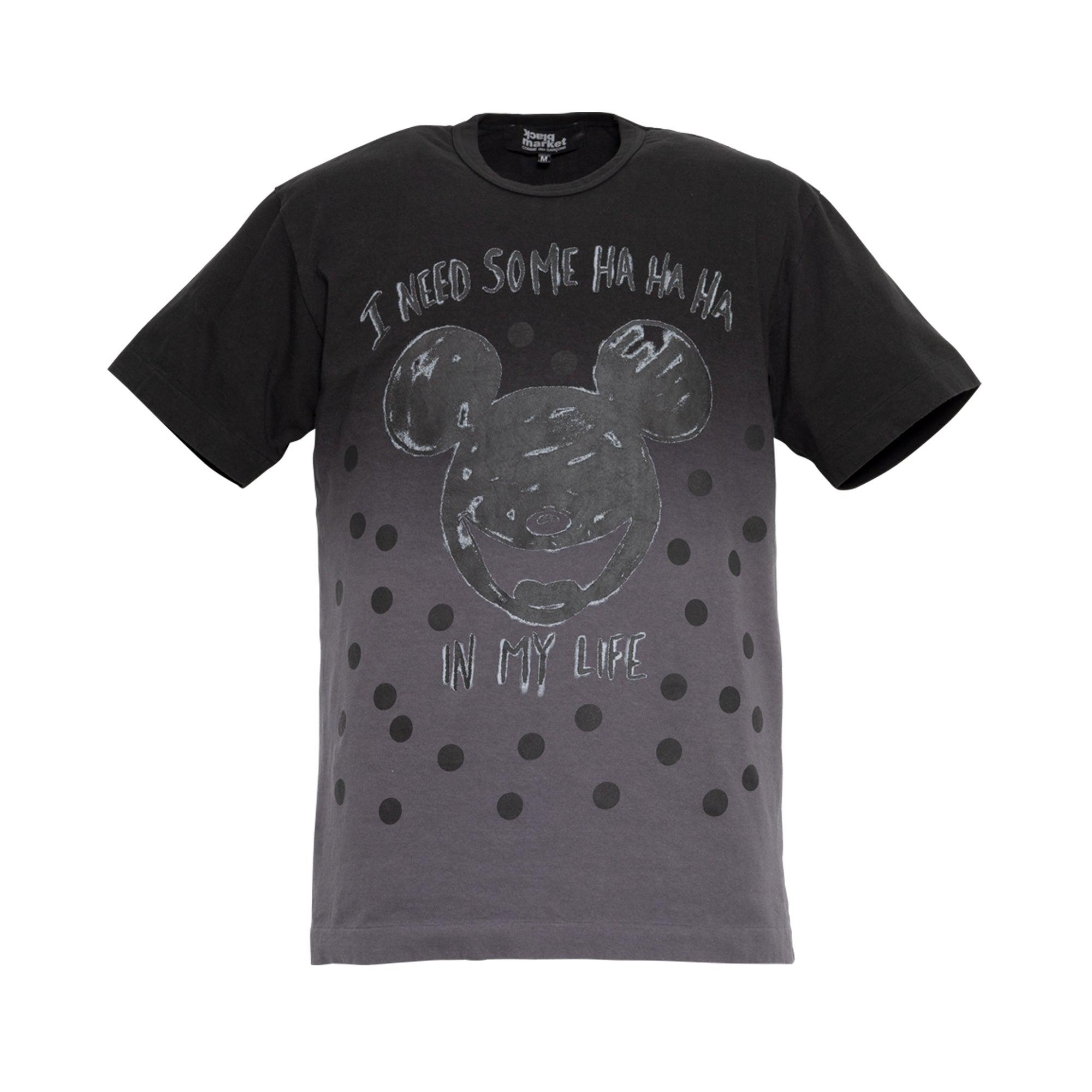 Comme des Garçons Black Market x Disney Ha Ha Ha T-Shirt (Black) by BLACK MARKET