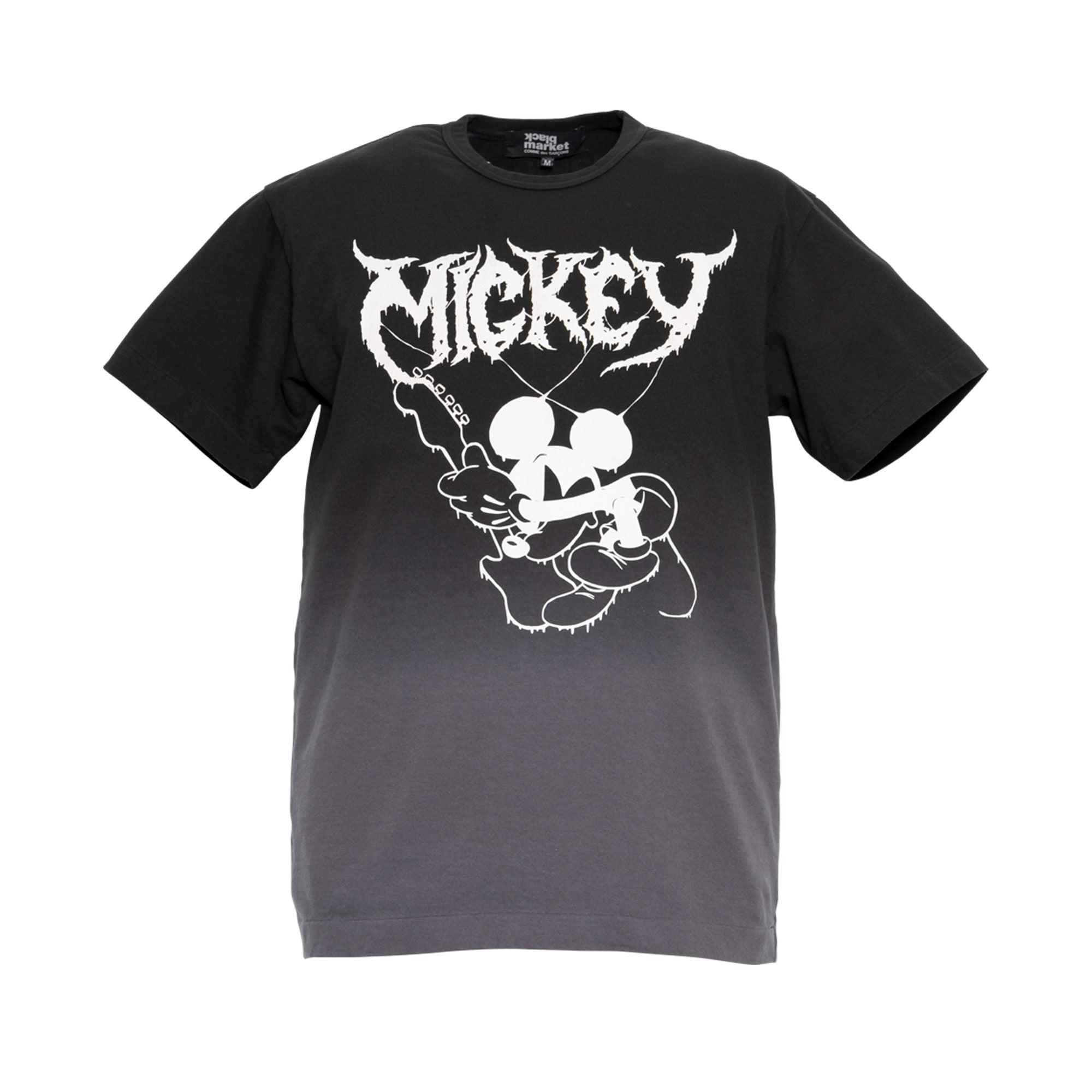 Comme des Garçons Black Market x Disney Mickey T-Shirt (Black) by BLACK MARKET