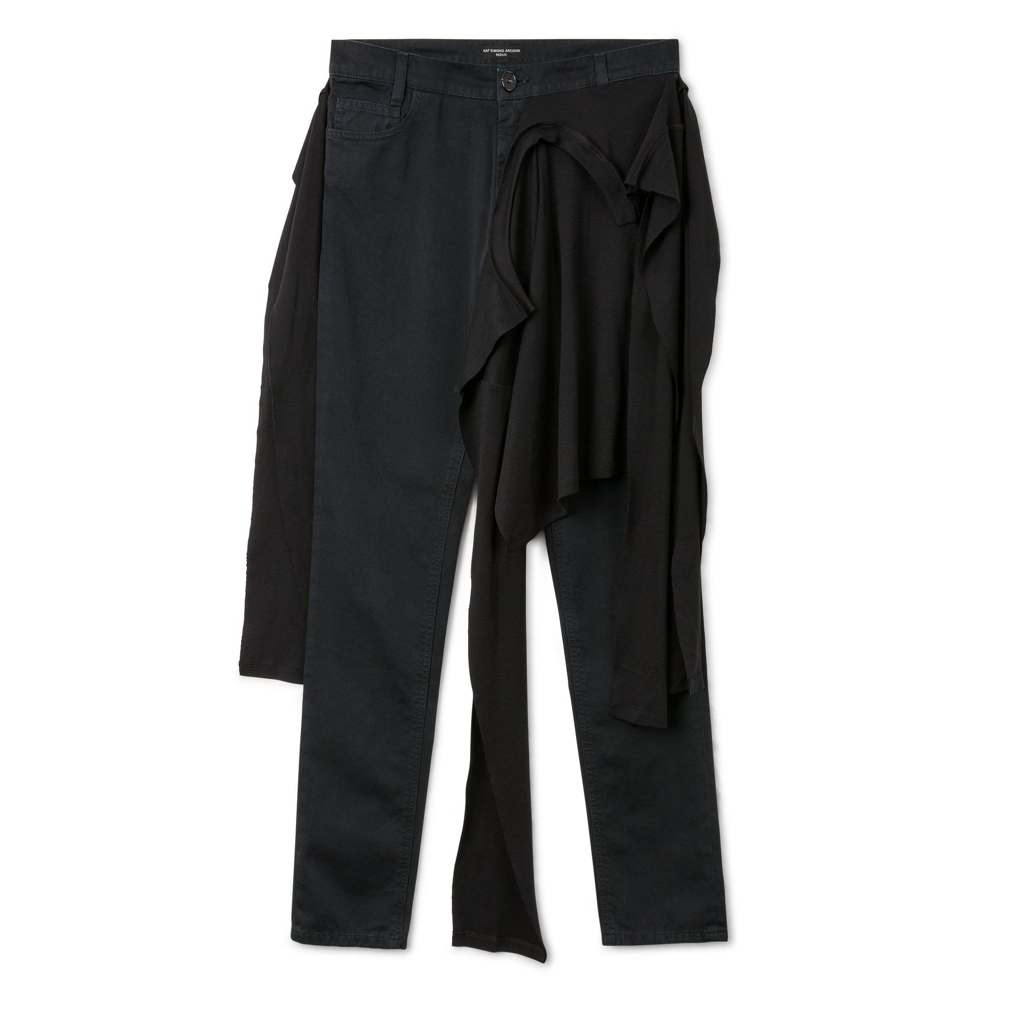 Raf Archive Redux Fitted Jeans With T-Shirt Wais (Black) by BLACK