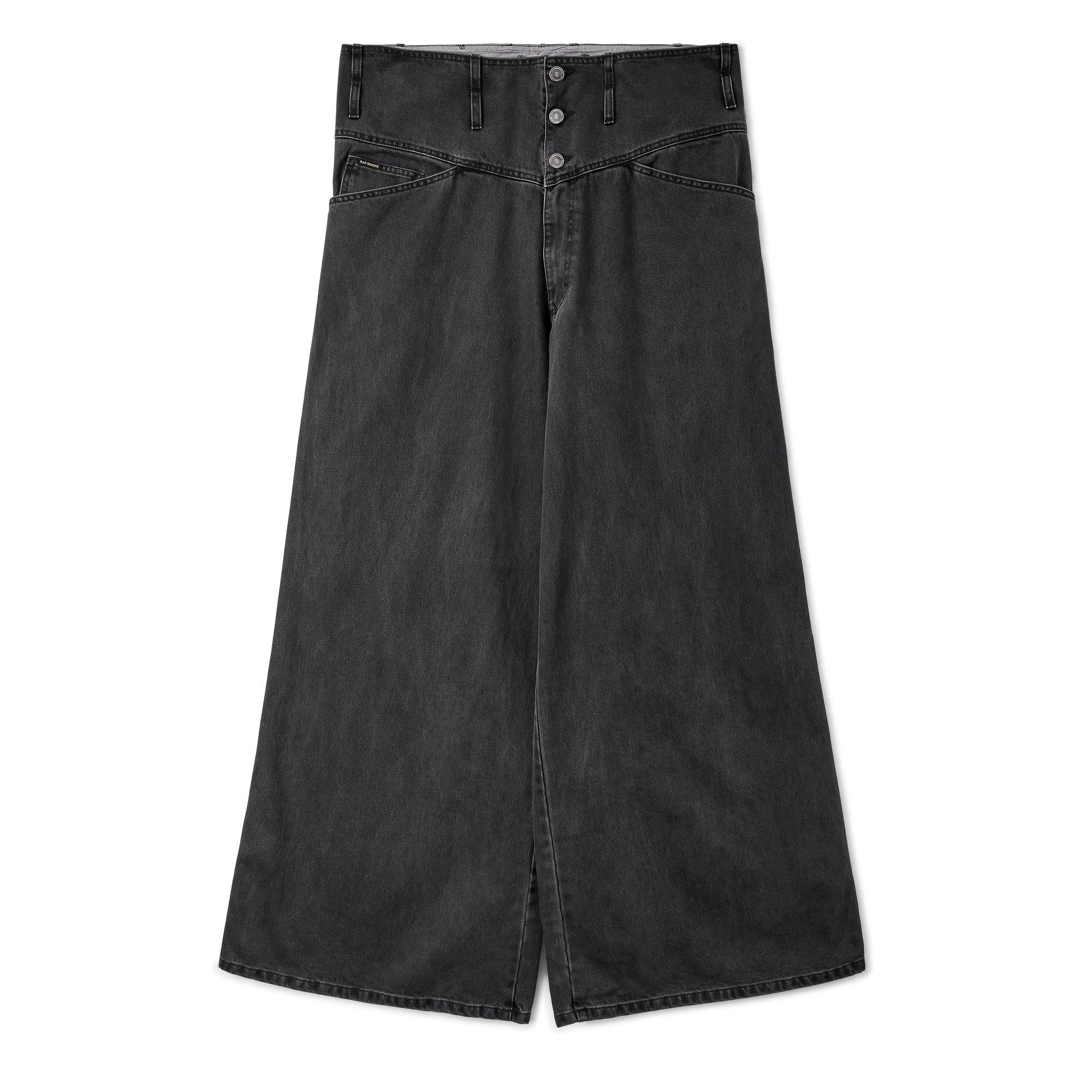 Raf Archive Redux Oversized Denim Pants (Black) by BLACK
