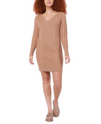 Petite Cable-Knit Sweater Dress by BLACK TAPE