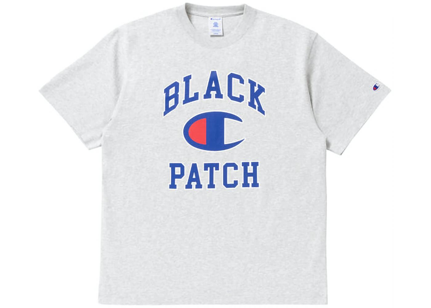 BlackEyePatch x Champion T-Shirt Silver Grey by BLACKEYEPATCH