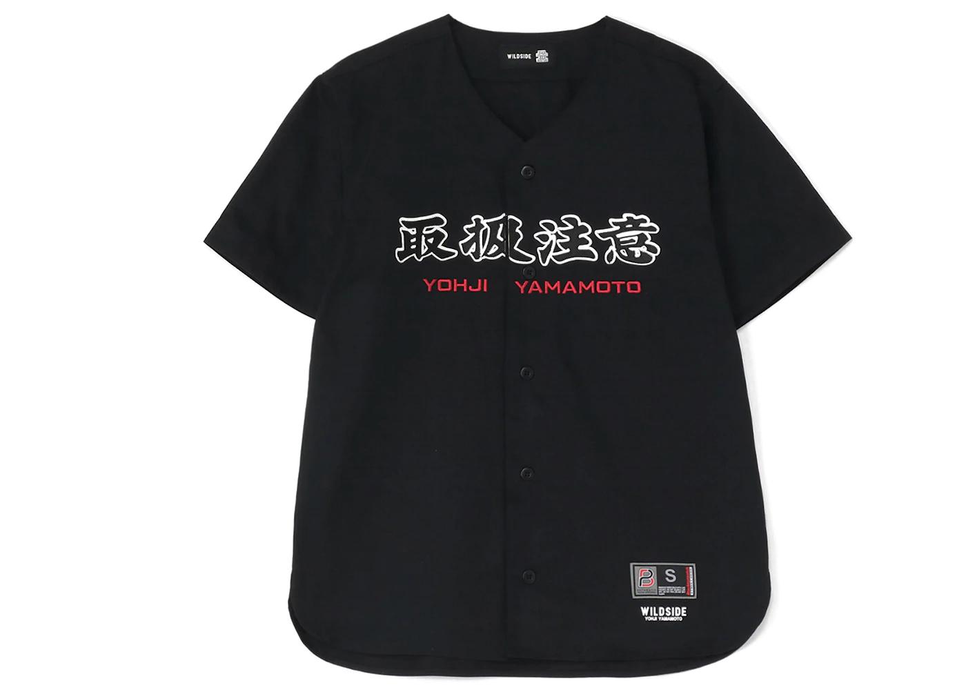 BlackEyePatch x Wildside Yohji Yamamoto Baseball Shirt Black by BLACKEYEPATCH