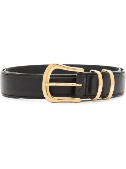 Marina 3cm leather belt by BLACK&BROWN