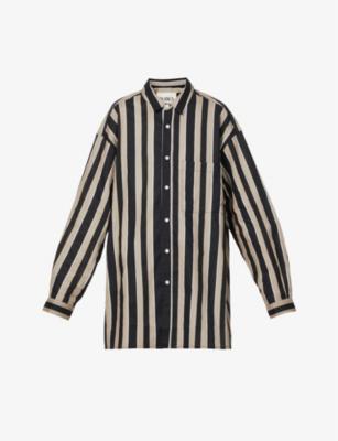 Adele relaxed-fit striped cotton shirt by BLANCA STUDIO