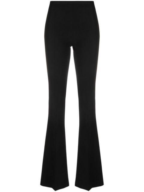 high-waisted flared trousers by BLANCA VITA