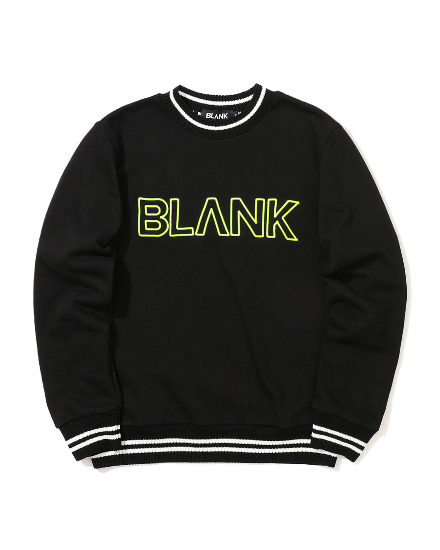 "BLANK" embroidered sweater by BLANK