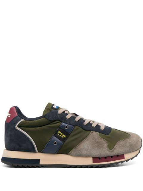 Queens suede low-top trainers by BLAUER