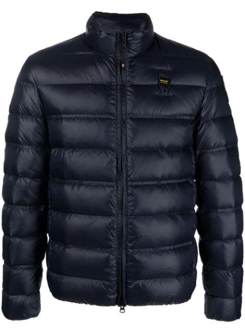 logo-patch padded jacket by BLAUER