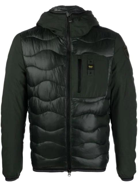 padded hoodied jacket by BLAUER