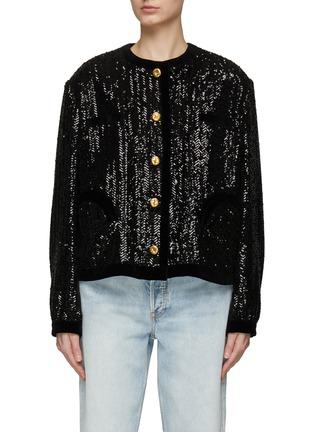 ‘All About You’ Sequined Bolero Jacket by BLAZE MILANO