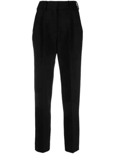 high-waisted tapered trousers by BLAZE MILANO
