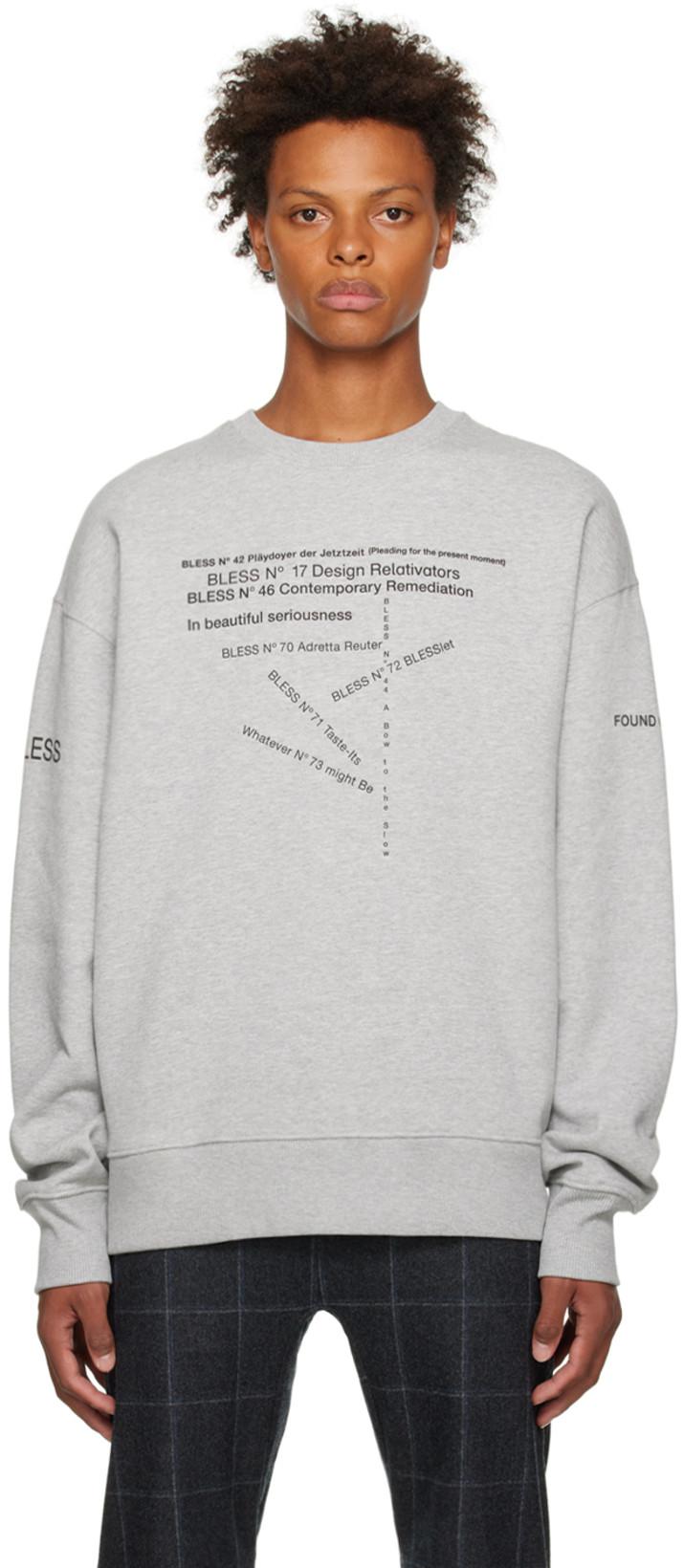 Gray Multicollection III Sweatshirt by BLESS