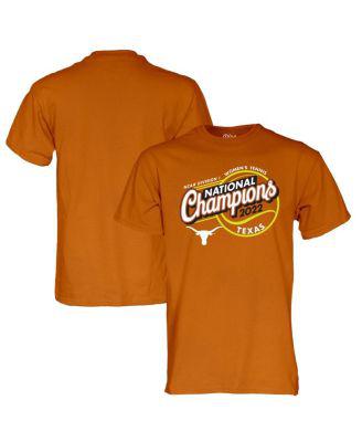 Men's Burnt Orange Texas Longhorns 2022 NCAA Women's Tennis National Champions T-shirt by BLUE 84