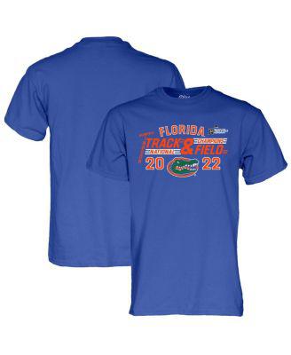 Men's Royal Florida Gators 2022 NCAA Women's Indoor Track and Field National Champions T-shirt by BLUE 84
