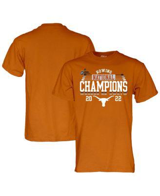 Men's Texas Orange Texas Longhorns 2022 NCAA Women's Rowing National Champions T-shirt by BLUE 84
