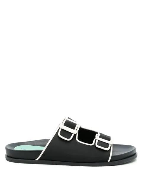 buckle-fastening open-toe sandals by BLUE BIRD SHOES