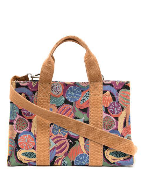 patterned tote bag by BLUE BIRD SHOES