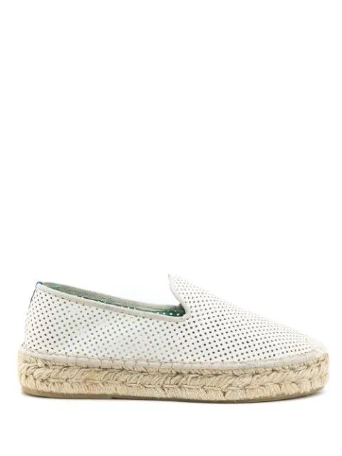 perforated leather espadrilles by BLUE BIRD SHOES