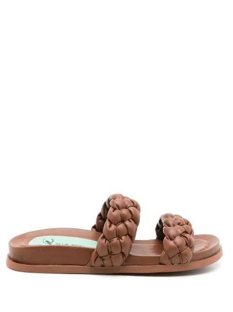 woven-strap sandals by BLUE BIRD SHOES