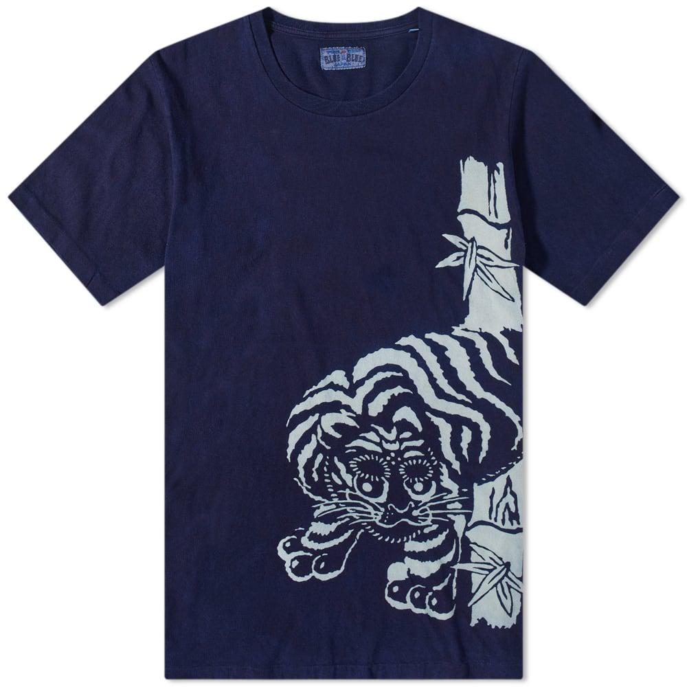 Blue Blue Japan Bamboo Tiger Tee by BLUE BLUE JAPAN