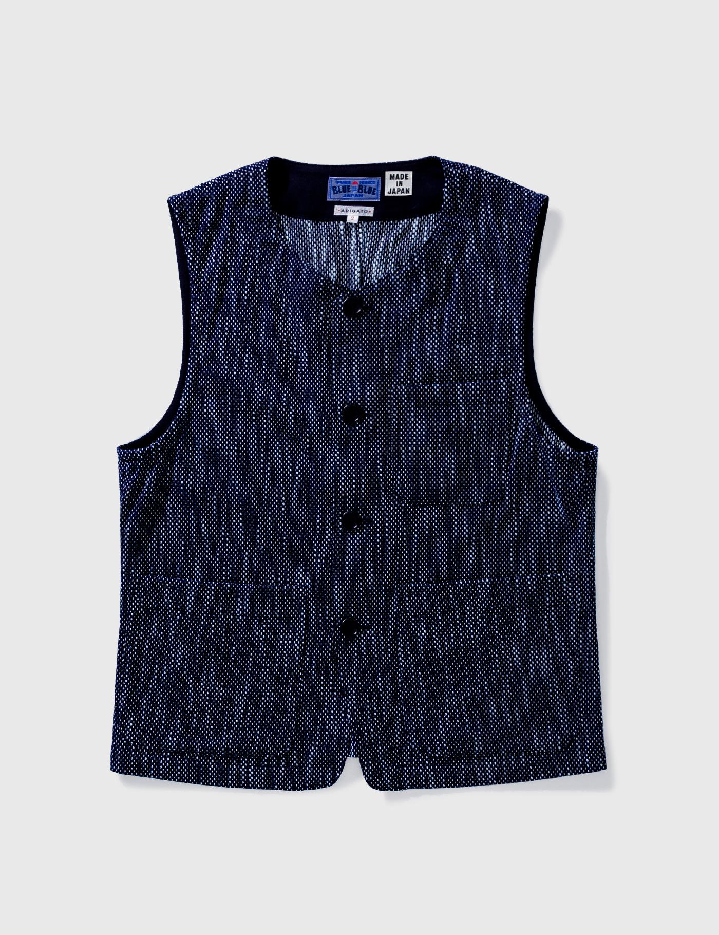 Sachiko Four-Button Vest by BLUE BLUE JAPAN