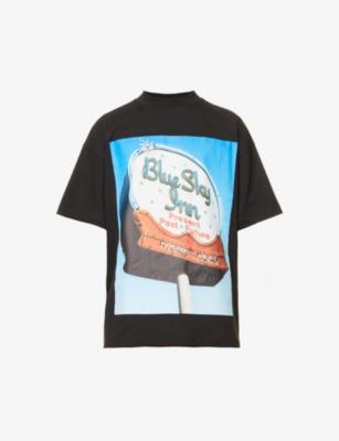 Crystal Ball relaxed-fit cotton-jersey T-shirt by BLUE SKY INN