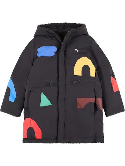 Reversible recycled poly & teddy parka by BOBO CHOSES