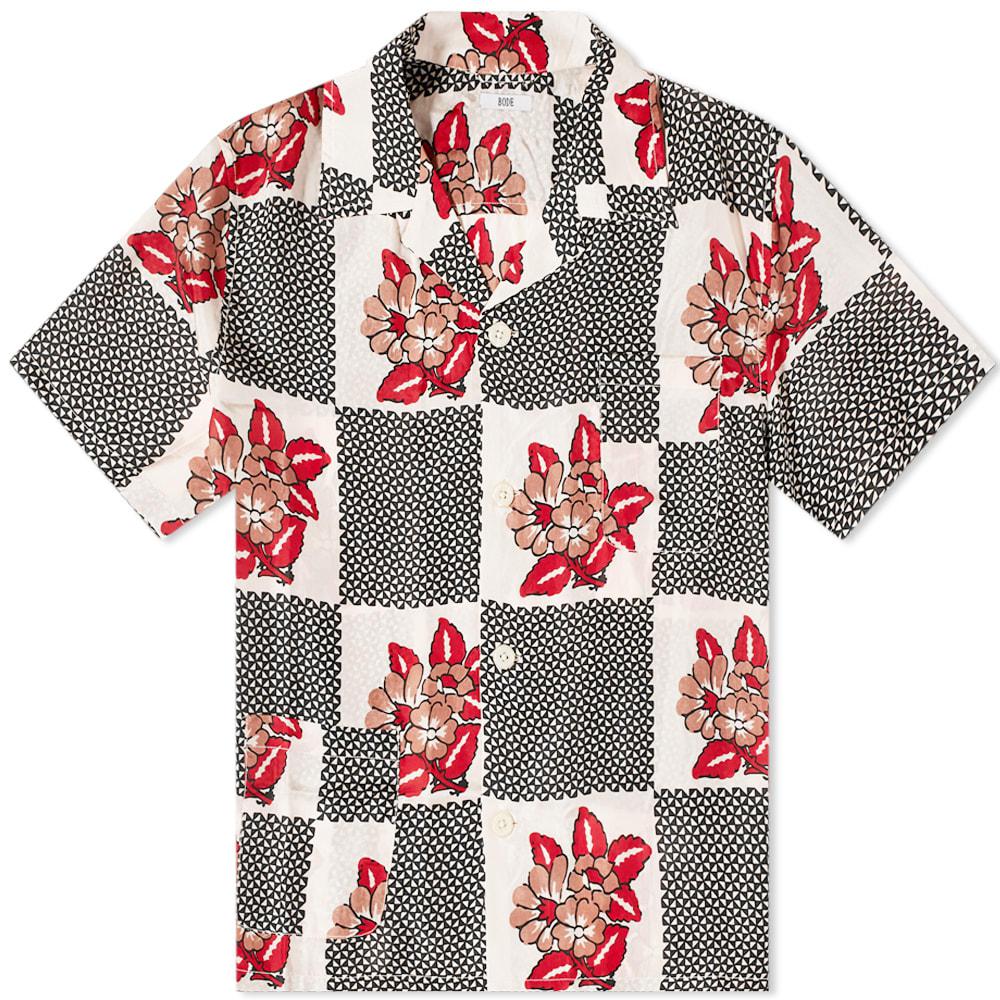 BODE Checker Bloom Vacation Shirt by BODE