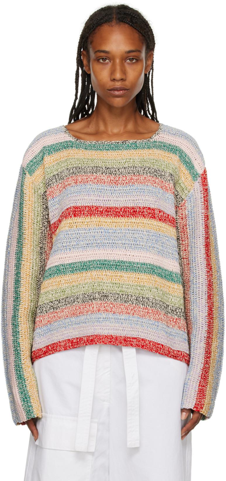 Multicolor Sampler Sweater by BODE