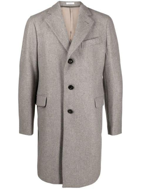 wool single-breasted coat by BOGLIOLI