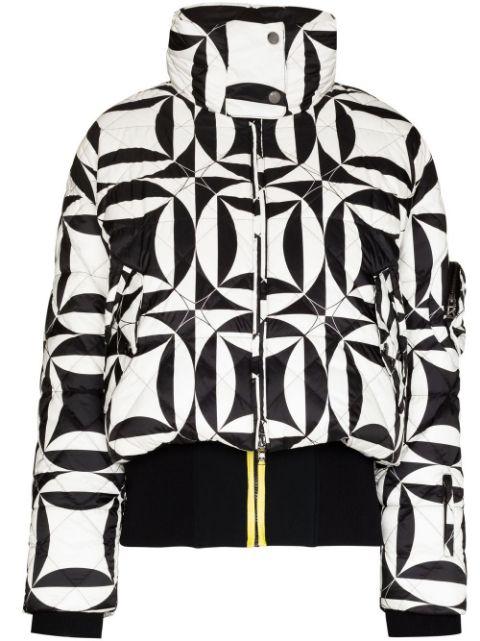 Elani geometric-print jacket by BOGNER