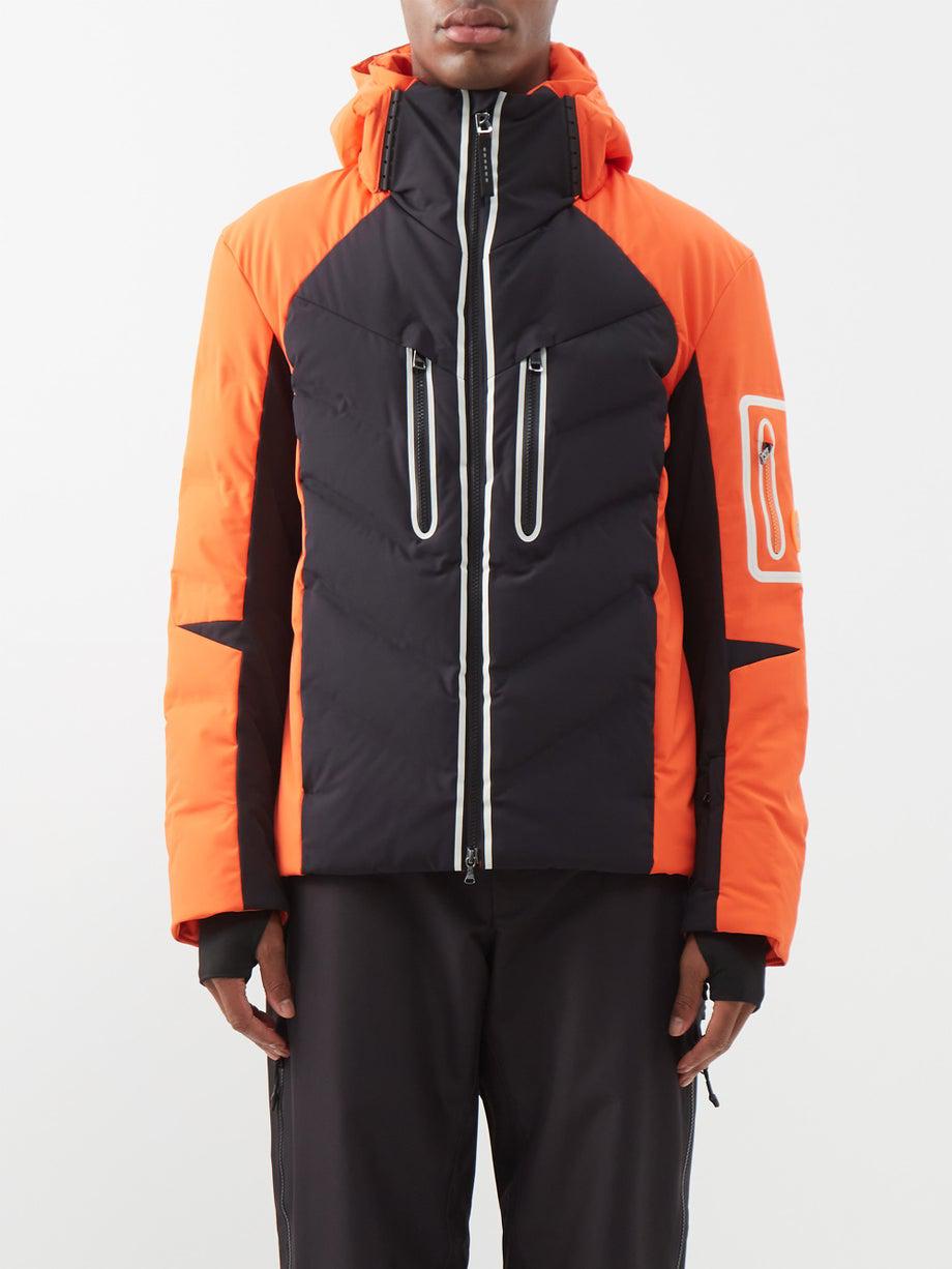 Felian-D hoodied quilted down ski jacket by BOGNER