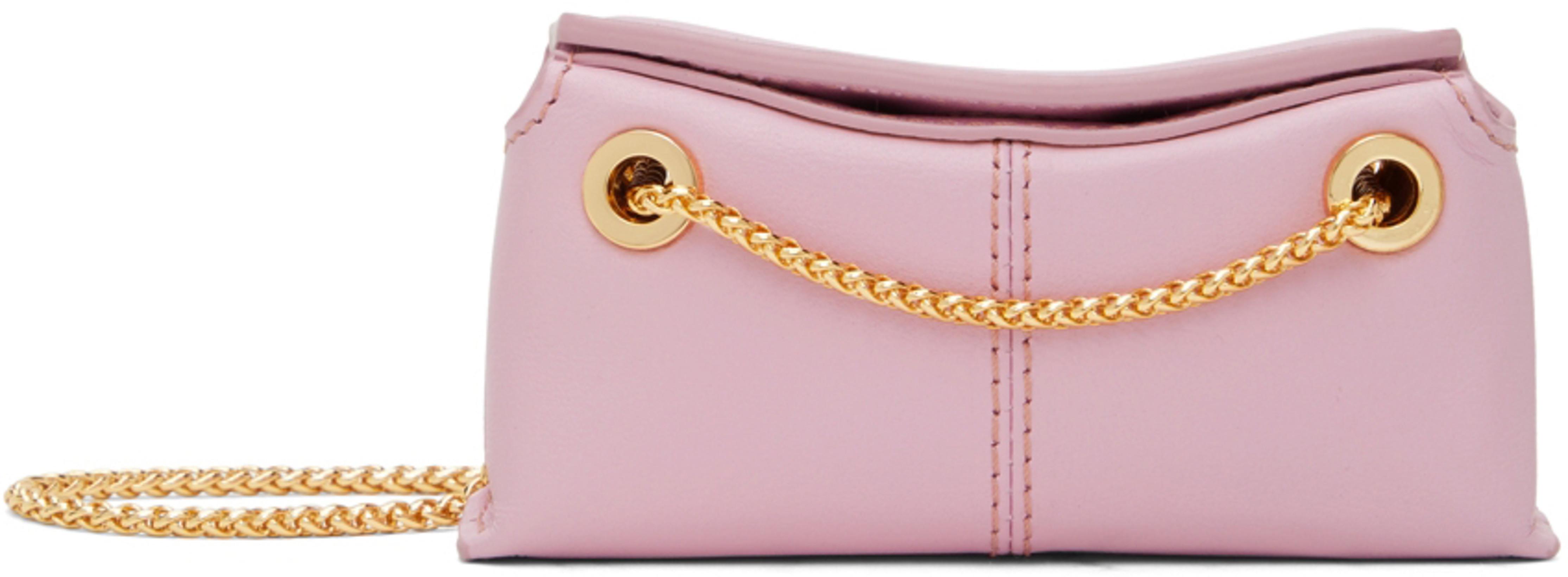 Pink The Volon Edition Leather Mini Shoulder Bag by BONBOM