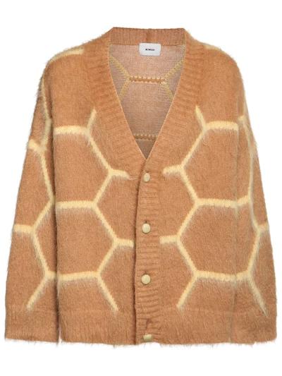 Hexagon wool knit cardigan by BONSAI
