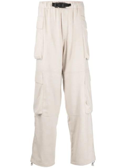 belted cargo trousers by BONSAI