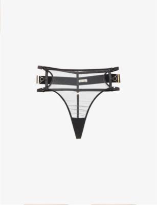 Kora high-rise stretch-woven thong by BORDELLE