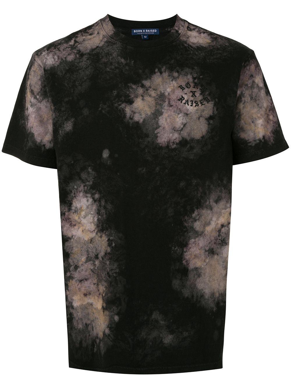 tie-dye print T-shirt by BORNXRAISED