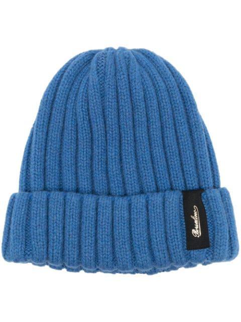 Hill ribbed cashmere beanie by BORSALINO
