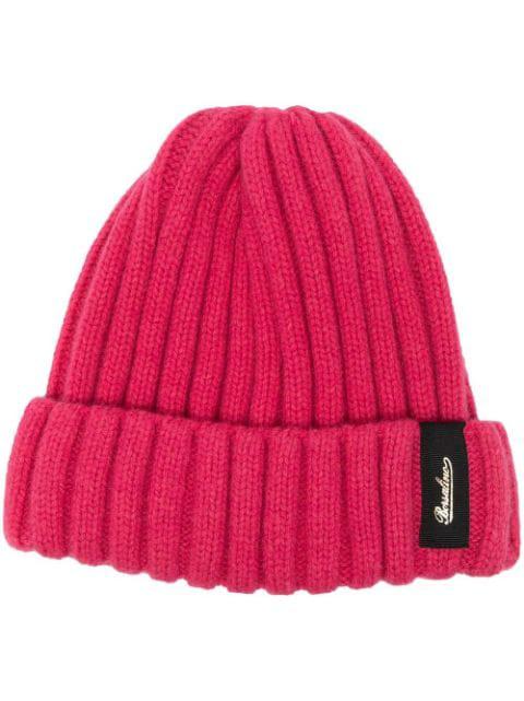 Hill ribbed cashmere beanie by BORSALINO