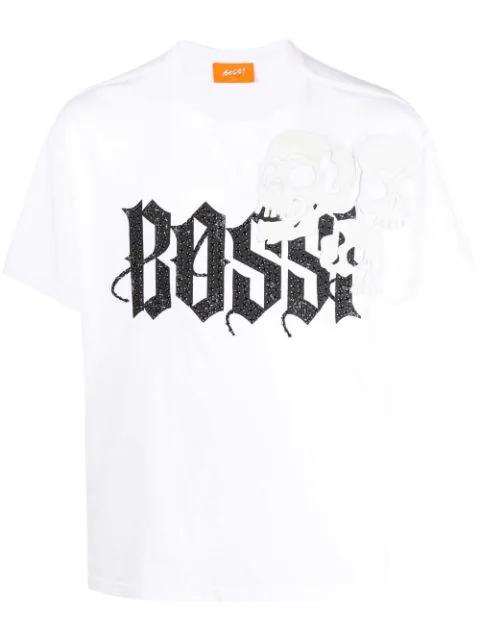 logo-print short-sleeved T-shirt by BOSSI SPORTSWEAR