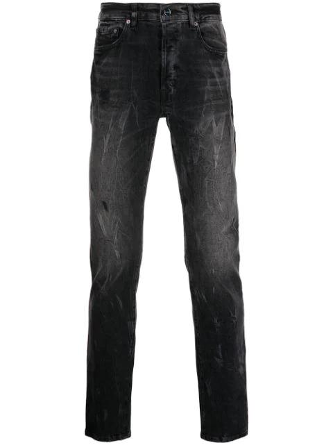 mid-rise slim fit jeans by BOSSI SPORTSWEAR