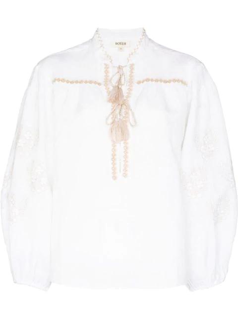 La Choza embroidered blouse by BOTEH